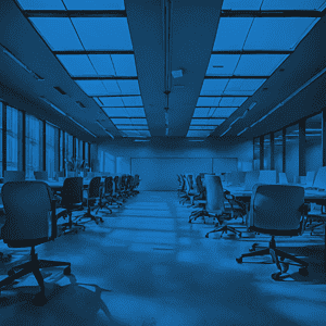 empty office demonstrating the need for sickness absence management in the workplace